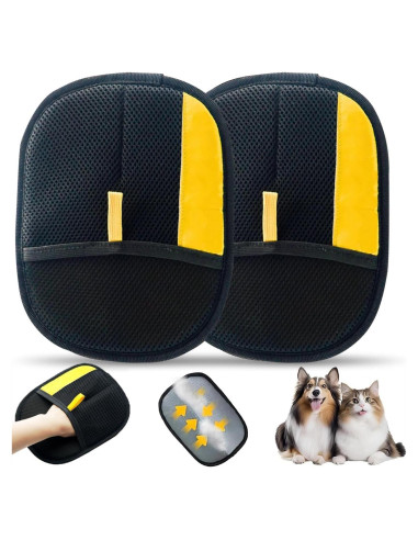 Guante Removedor de Pelo de Mascota Comasua 2 Piezas 23x17 cm
