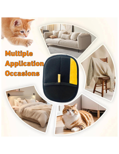 Guante Removedor de Pelo de Mascota Comasua 2 Piezas 23x17 cm