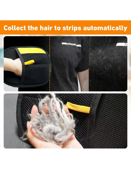 Guante Removedor de Pelo de Mascota Comasua 2 Piezas 23x17 cm