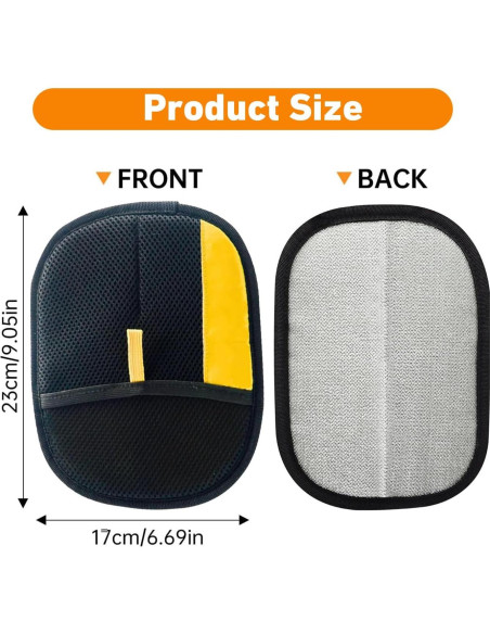 Guante Removedor de Pelo de Mascota Comasua 2 Piezas 23x17 cm