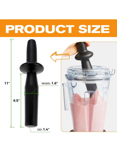 Émbolo para licuadora Vitamix DRELD 64oz y 40oz perfil bajo