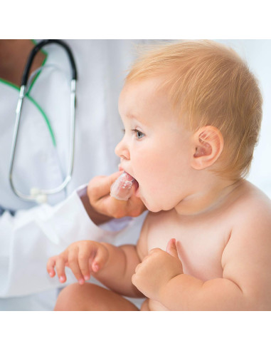 Boao 18 Cepillos de Dedo para Bebés con Estuche - Silicona