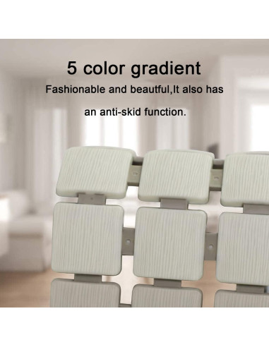 Alfombra de Ducha Antideslizante BEMISO 85x40 cm Beige