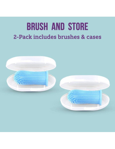 Cepillo de Dientes de Silicona Itsy Bitsy para Bebés 0-1 Años