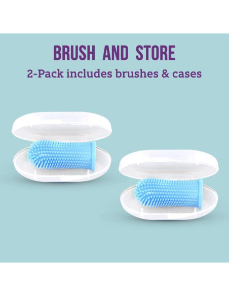 Cepillo de Dientes de Silicona Itsy Bitsy para Bebés 0-1 Años