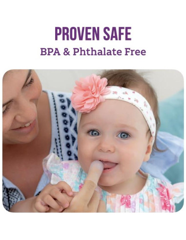 Cepillo de Dientes de Silicona Itsy Bitsy para Bebés 0-1 Años