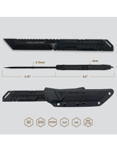 Cuchillo Táctico TAKUMITAK Modelo SOLUCIÓN 31.12 cm D2 2