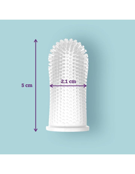 Cepillo de Dientes de Silicona Itsy Bitsy para Bebés 0-1 Años
