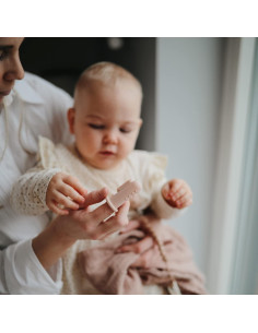 Cepillo de Dedo para Bebé Mushie 2-Pack Silicona Suave 2