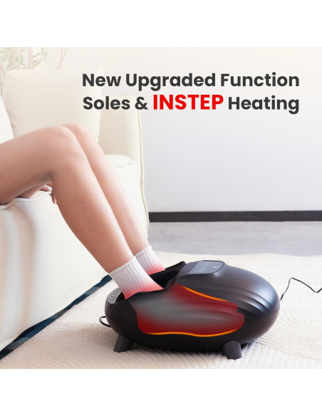 Masajeador de Pies Shiatsu CILI CL-5325 con Calor y Compresión