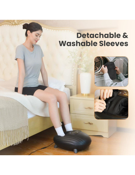 Masajeador de Pies Shiatsu CILI CL-5325 con Calor y Compresión