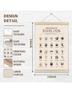 Marco para Póster DOI-LANEE 30x40 cm Lienzo Decorativo 2