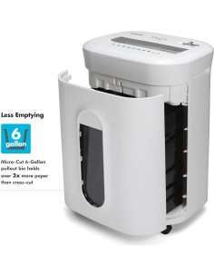 Trituradora de Papel Aurora AU1060ME Micro-Corte P-5 10 Hojas 2