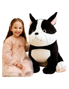 IKASA Perro de Peluche Gigante Bulldog Francés 63.5 cm
