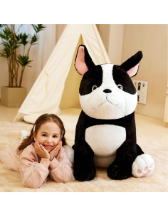 IKASA Perro de Peluche Gigante Bulldog Francés 63.5 cm 2