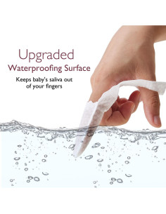 Momcozy Cepillo de Dedo y Toallitas Limpiadoras - 30 Unidades 2