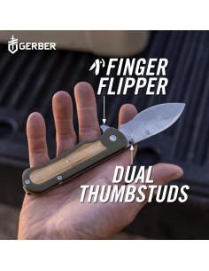 Cuchillo de bolsillo EDC Gerber Confidant 8.13 cm plegable 2