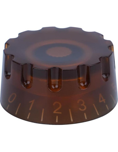 4 Perillas de Guitarra Eléctrica Marrón XIYANGJUAN 6mm