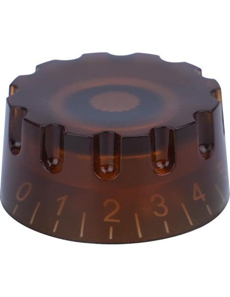 4 Perillas de Guitarra Eléctrica Marrón XIYANGJUAN 6mm