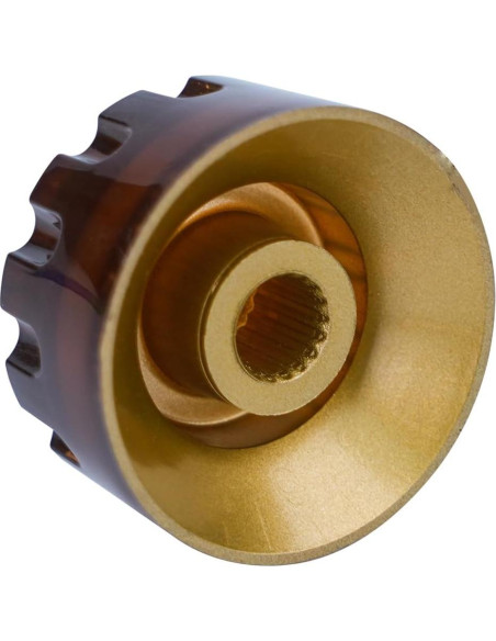 4 Perillas de Guitarra Eléctrica Marrón XIYANGJUAN 6mm