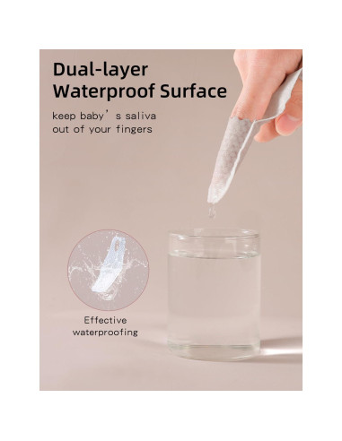 Cepillo de Dedo para Bebé Mokoala - 59 Toallitas Desechables