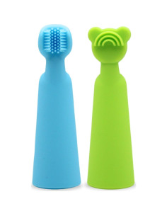 Cepillo de Dedo y Raspador de Lengua Oogiebear - Cuidado Oral Bebés 2