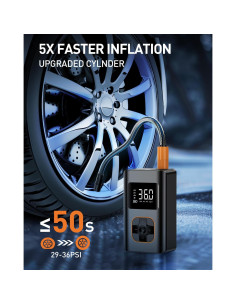 Compresor de Aire Portátil MEUCI Inflador de Neumáticos 150 PSI 2