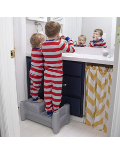 Escalera Simplay3 para Niños Antideslizante 2 Niveles Gris 2