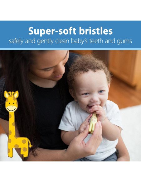 Cepillo de Dientes para Bebés Dr. Brown Jirafa 0-3 Años