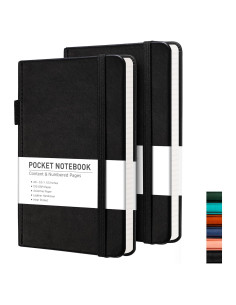 Cuaderno de Bolsillo RETTACY A6 2-Pack 320 Páginas Rayadas