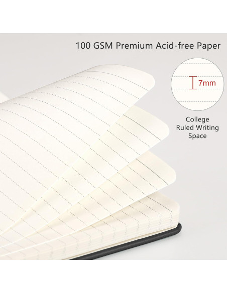 Cuaderno de Bolsillo RETTACY A6 2-Pack 320 Páginas Rayadas