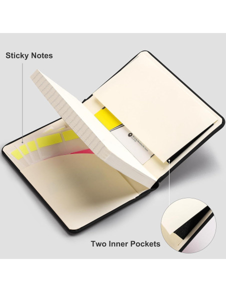 Cuaderno de Bolsillo RETTACY A6 2-Pack 320 Páginas Rayadas