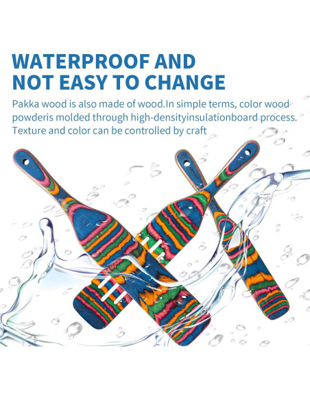 Juego de Utensilios de Cocina Gudamaye 5 Piezas Pakkawood