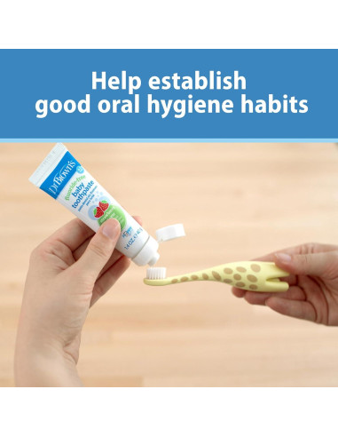 Cepillo de Dientes para Bebés Dr. Brown Jirafa 0-3 Años