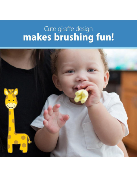 Cepillo de Dientes para Bebés Dr. Brown Jirafa 0-3 Años