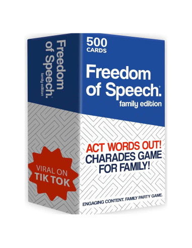 Juego de Mesa QUOKKA Libertad de Expresión Familiar - 500 Tarjetas