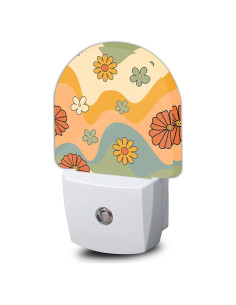 Luz Nocturna Enchufable AOWULA Olas Psicodélicas 9.5x6x5cm