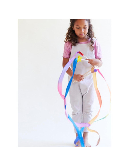 Cinta de Arcoíris Boho Sarah's Silks 2.44m Seda y Madera