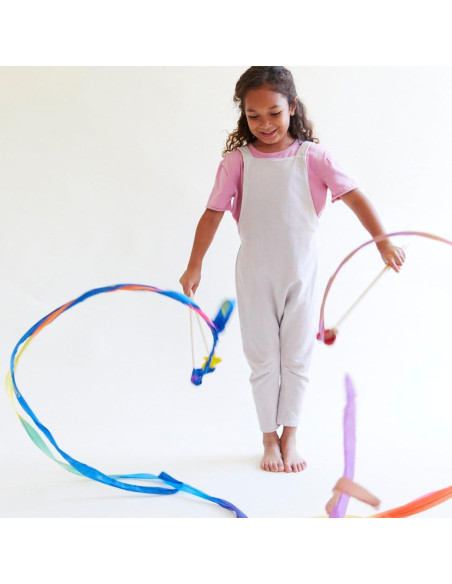 Cinta de Arcoíris Boho Sarah's Silks 2.44m Seda y Madera