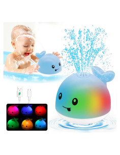 Juguete de Baño Ballena Iluminada BSVZAIYN para Bebés 6-36 Meses