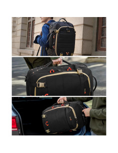 Mochila de Viaje Tolaccea 50L Expandible con Puerto USB 2