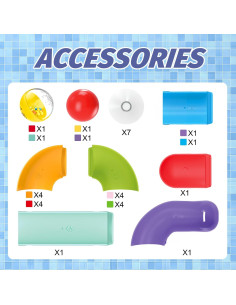 Juguetes de baño Think Wing 32 PCS para niños 3-8 años 2