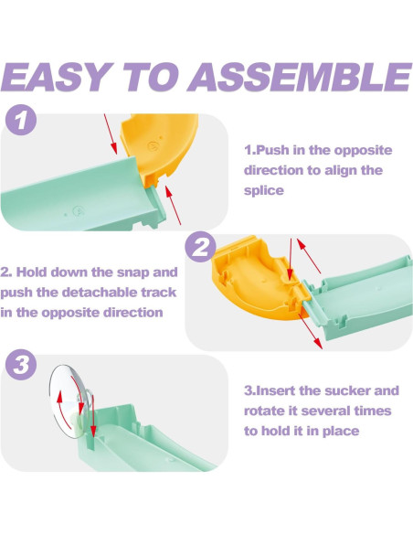 Juguetes de baño Think Wing 32 PCS para niños 3-8 años