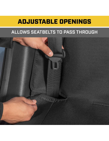 Cubierta de Asiento Trasero FlexFit Cat Negra 60/40 para Auto