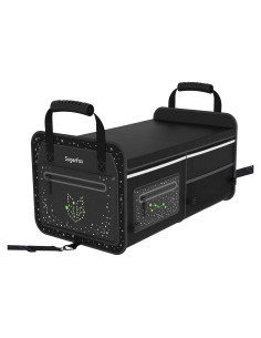 Organizador de Maletero SugarFox 63L Impermeable Plegable Negro