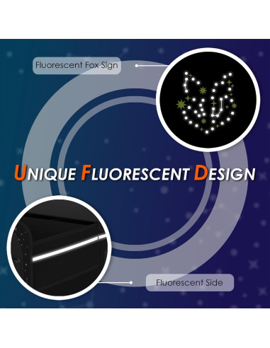 Organizador de Maletero SugarFox 63L Impermeable Plegable Negro