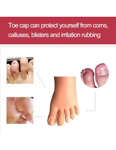 16 Protectores de Dedos Conpru de Goma SEBS para Callos y Ampollas 2