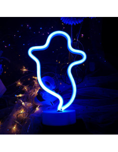 Lámpara de Neón LED ENUOLI Fantasma Decorativa 28.5cm 2