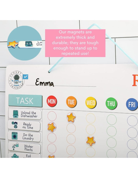 Gráfico de Comportamiento Magnético QUOKKA para Niños 30x40 cm