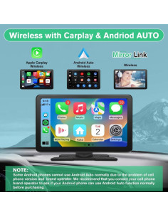 Pantalla Carplay Pyniro 9" GPS Táctil 4K con Cámara 2